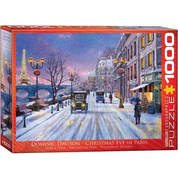 Puzzle Eurographics Veille de Noël à Paris - 1000 pièces