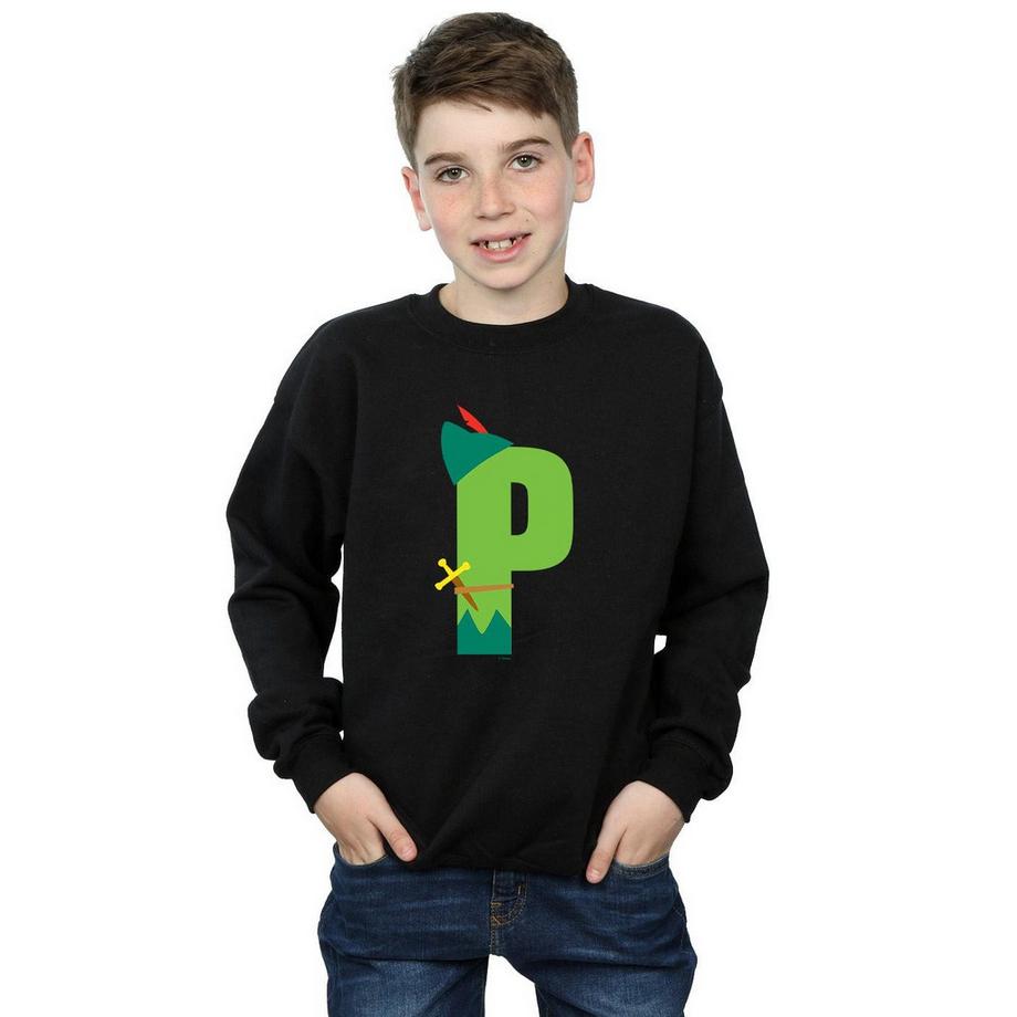 Disney  Alphabet P Is For Peter Pan Sweatshirt 