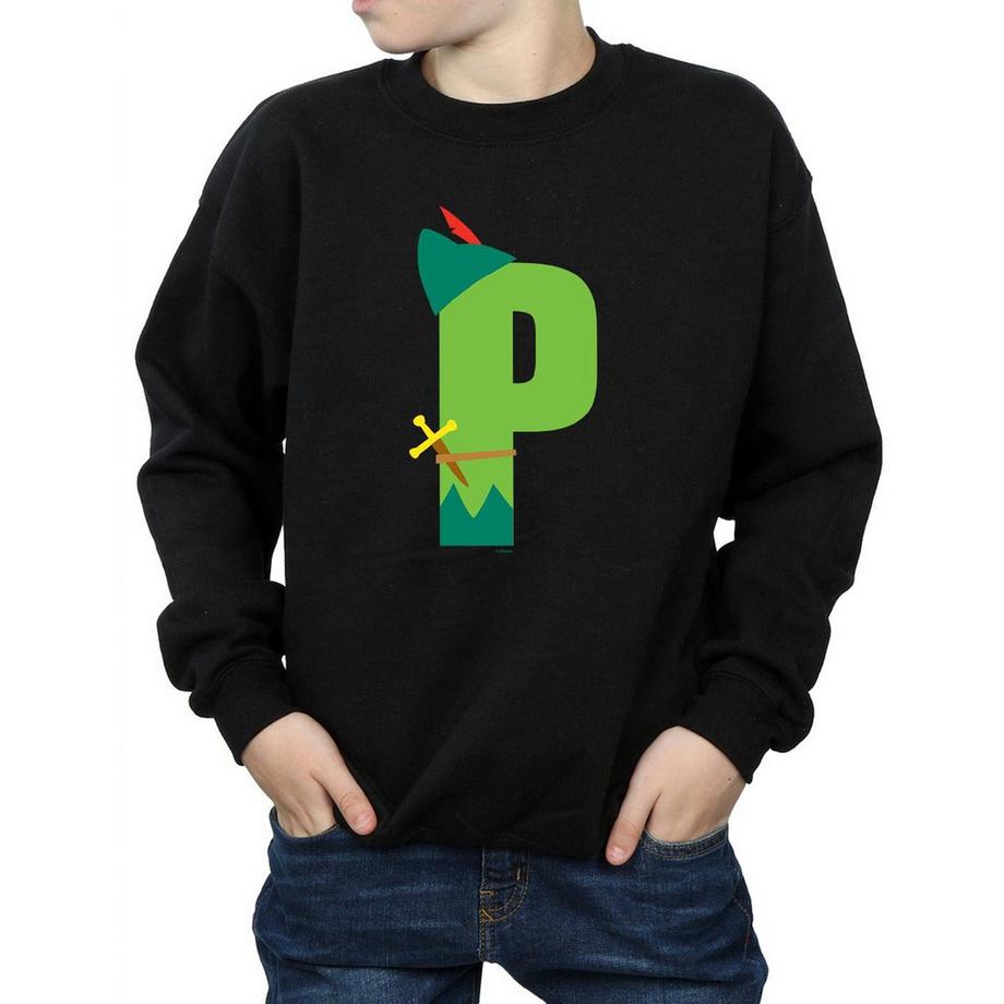 Disney  Alphabet P Is For Peter Pan Sweatshirt 