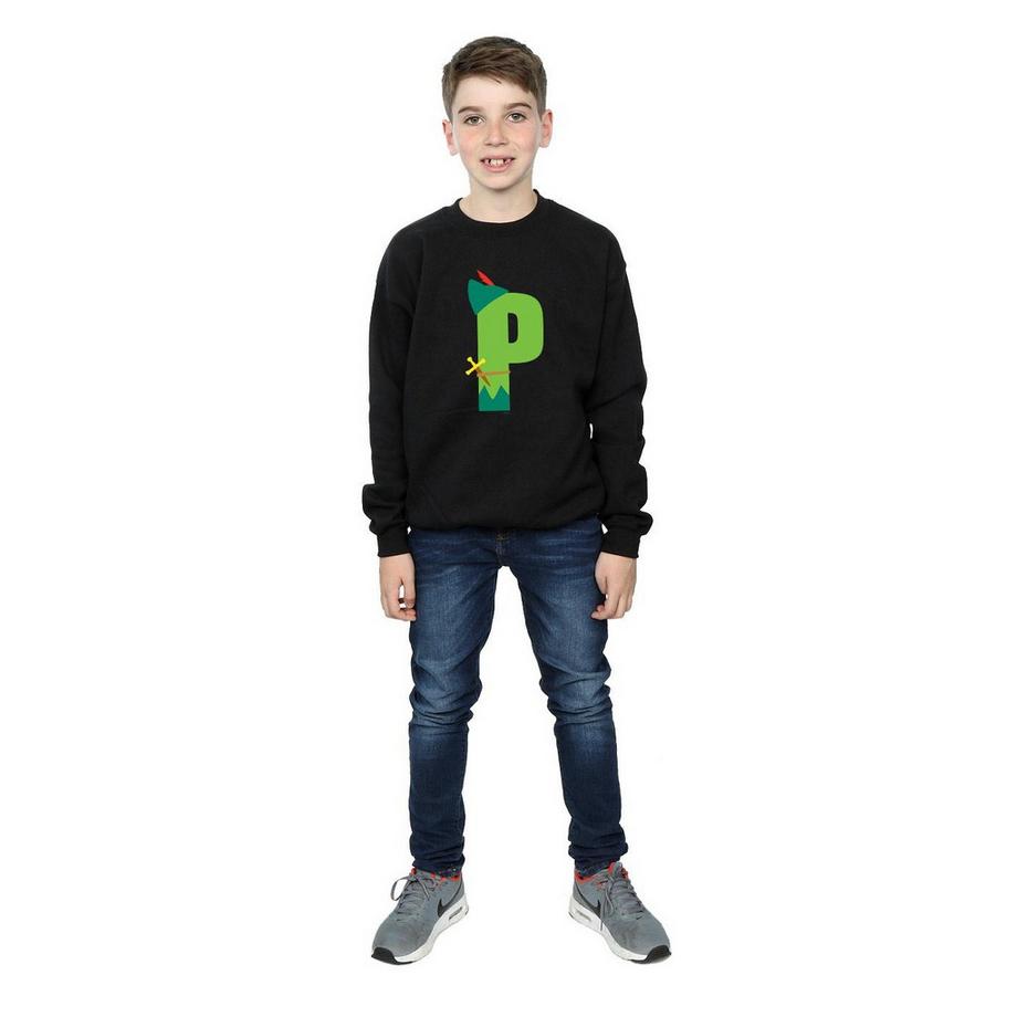 Disney  Alphabet P Is For Peter Pan Sweatshirt 
