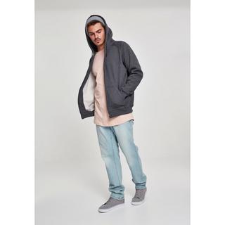 URBAN CLASSICS Zip Long Kapuzenpullover  