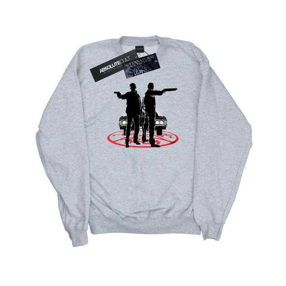 Supernatural Dean et Sam Silhouette Sweatshirt  