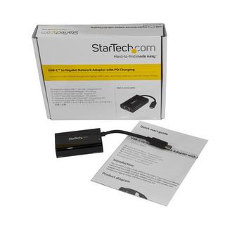 STARTECH.COM  Adattatore Ethernet USB C - Adattatore di rete Gigabit Ethernet GbE con PD 2.0 60W - Convertitore/Adattatore USB Tipo-C a RJ45 - Compatibile TB3/Windows/MacBook Pro/Chromebook 