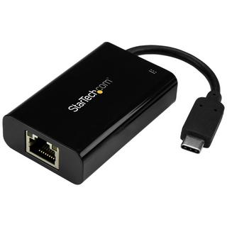 STARTECH.COM  Adattatore Ethernet USB C - Adattatore di rete Gigabit Ethernet GbE con PD 2.0 60W - Convertitore/Adattatore USB Tipo-C a RJ45 - Compatibile TB3/Windows/MacBook Pro/Chromebook 