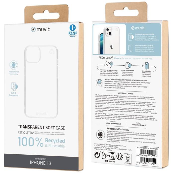 Muvit  Cover per iPhone 13 RECYCLETEK 