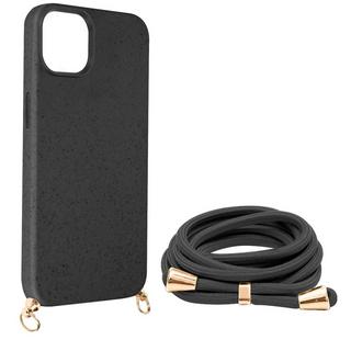 Avizar  Coque Cordon iPhone 15 Recyclable Noir 