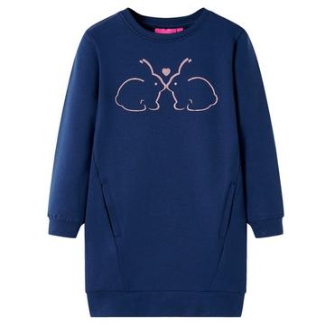 Robe sweat-shirt pour enfants coton