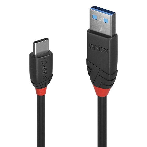 LINDY  36915 câble USB 0,5 m USB 3.2 Gen 1 (3.1 Gen 1) USB A USB C Noir 