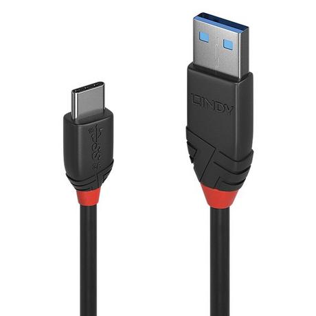 LINDY  36915 câble USB 0,5 m USB 3.2 Gen 1 (3.1 Gen 1) USB A USB C Noir 