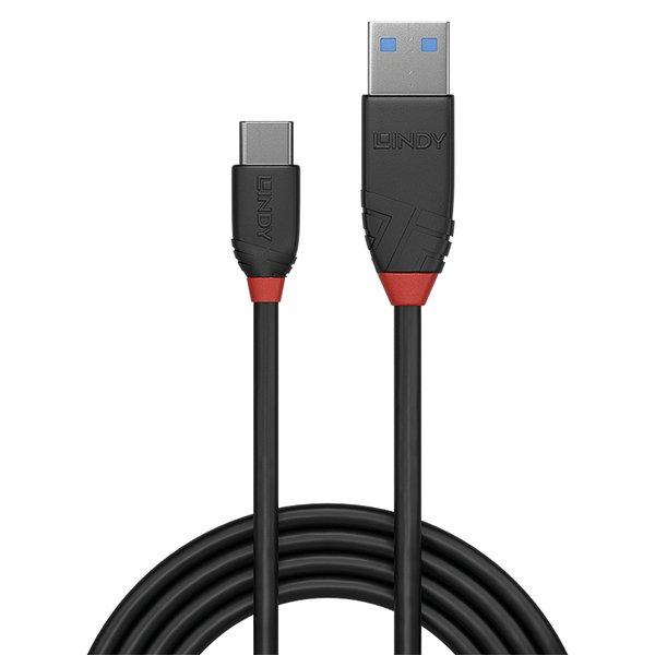 LINDY  36915 câble USB 0,5 m USB 3.2 Gen 1 (3.1 Gen 1) USB A USB C Noir 