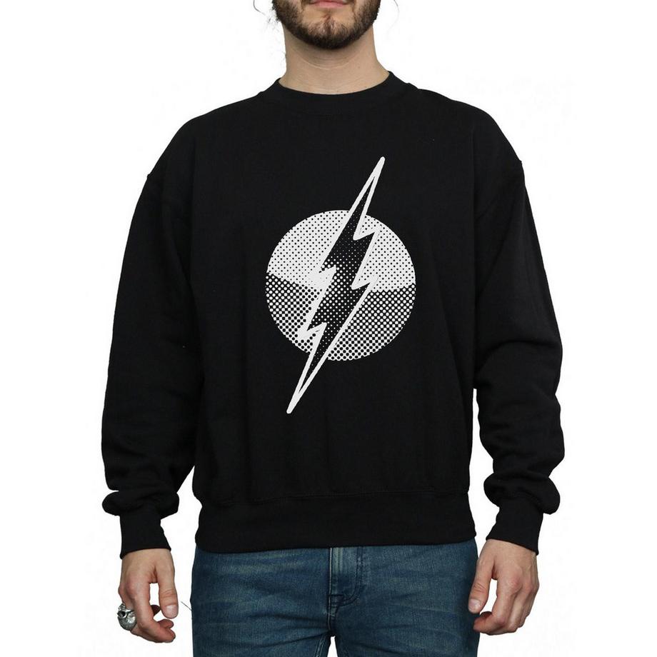 DC COMICS The Flash Distressed Logo Sweatshirt  