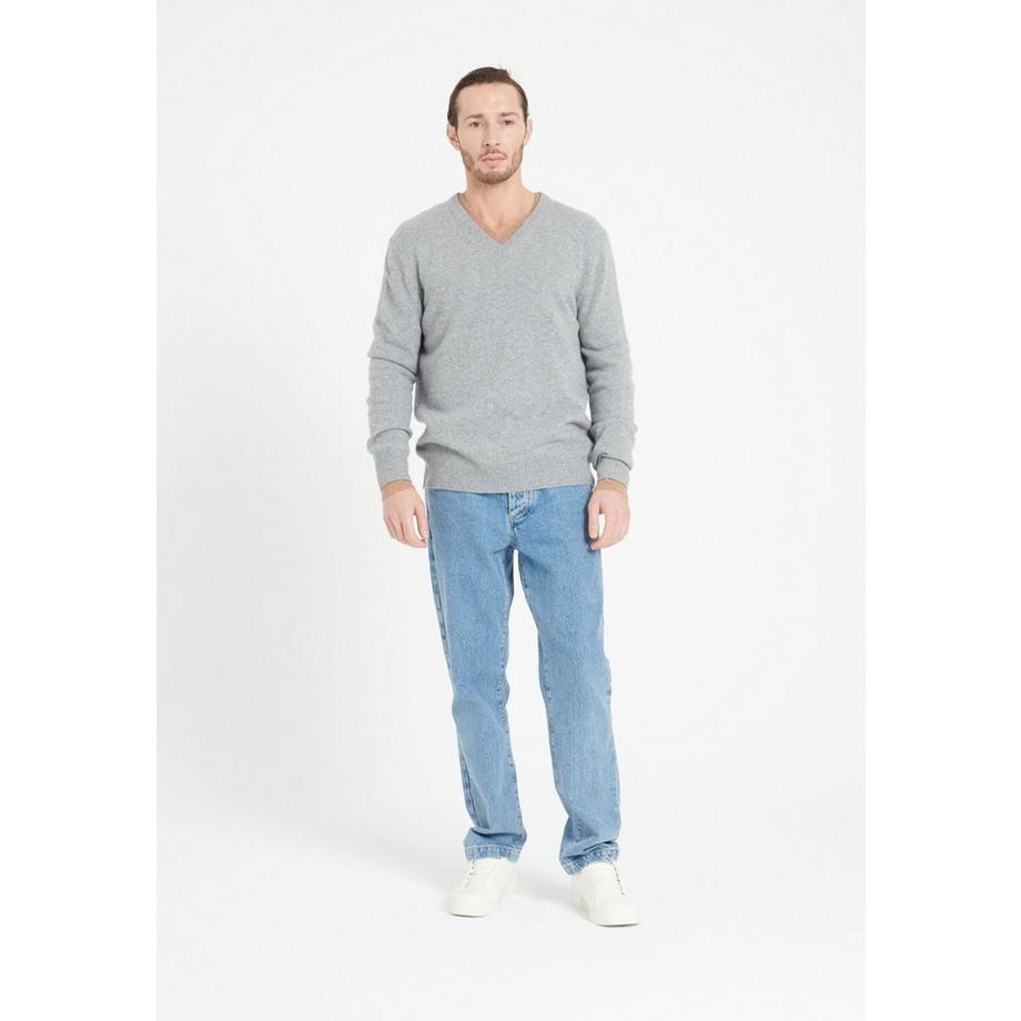 Studio Cashmere8 LUKE 13 Pull Col V 4 Fils  
