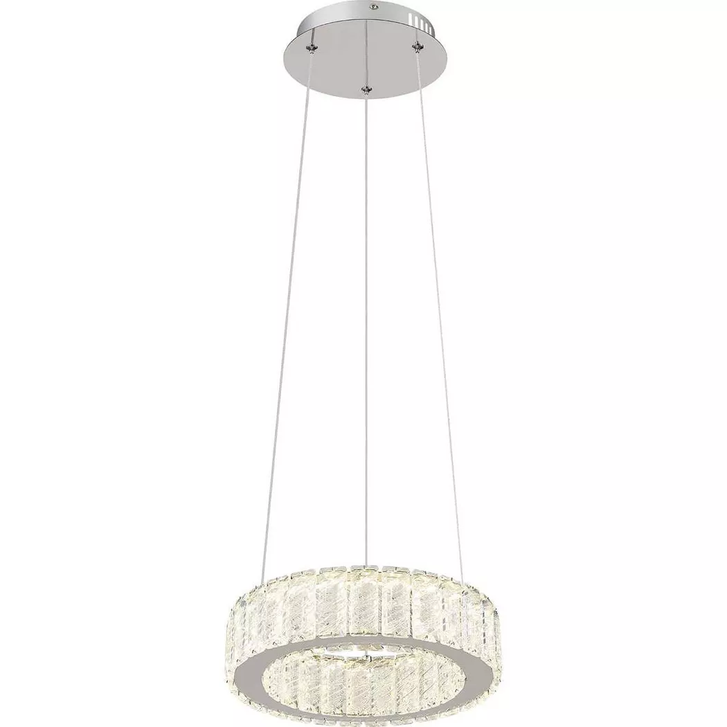 mutoni light – Hängeleuchte Mucky Metall verchromt LED 30, One Size