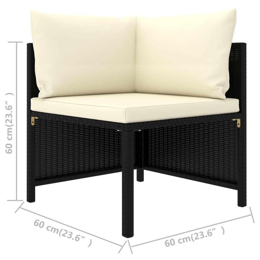 VidaXL Sofa de jardin rotin  