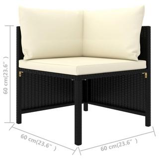 VidaXL Gartensofa rattan  