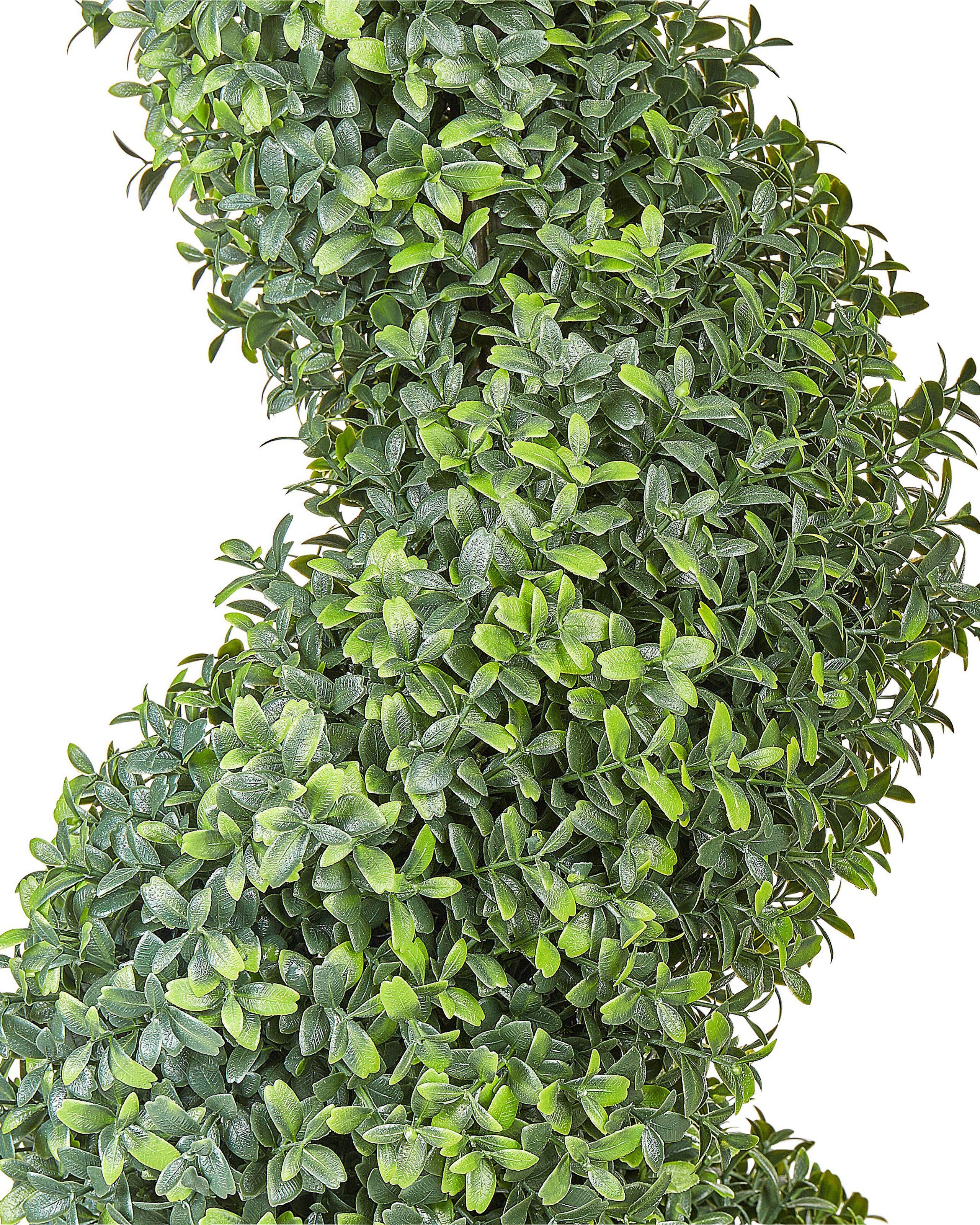 Beliani Plante artificielle en Matière synthétique BUXUS SPIRAL TREE  