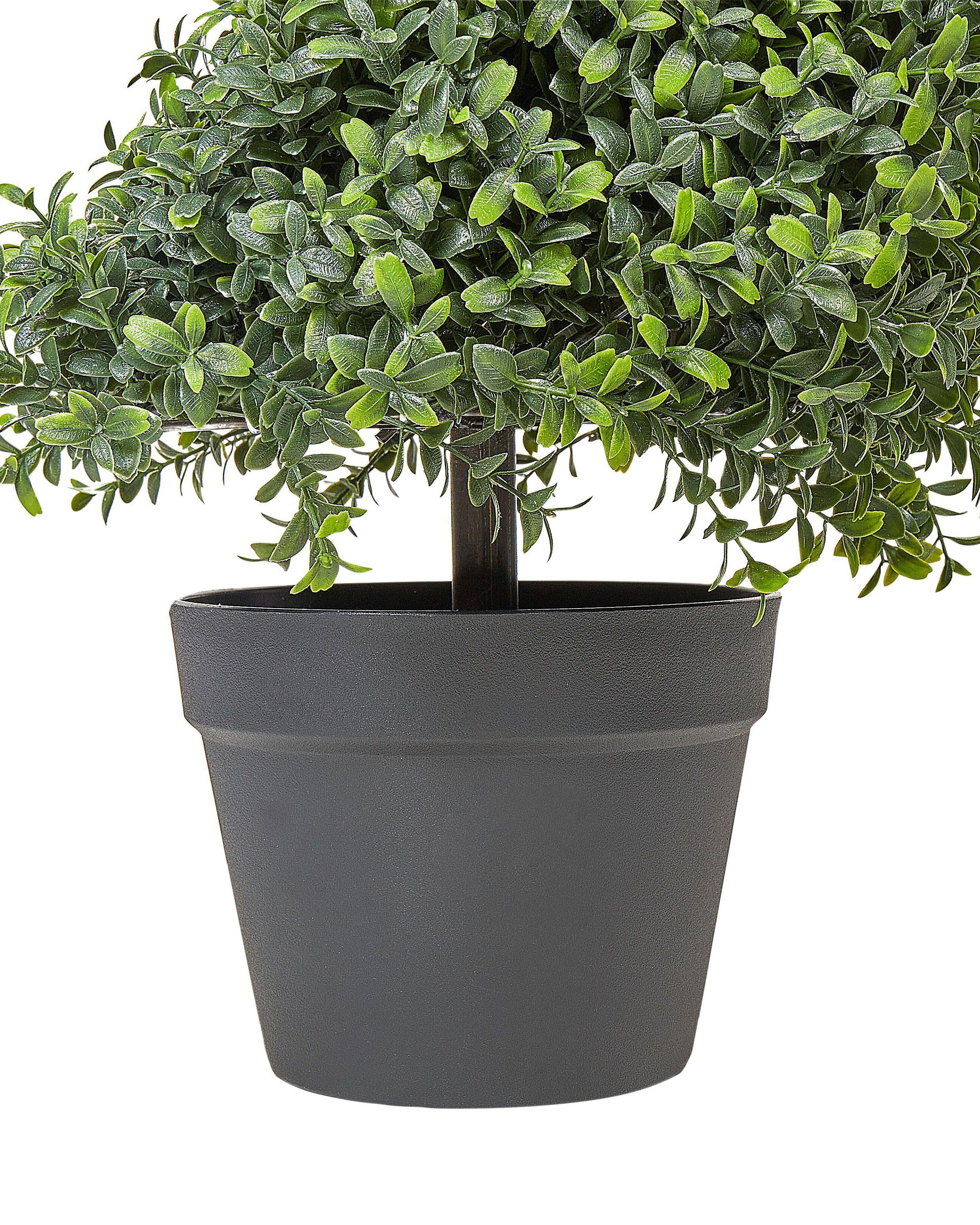 Beliani Plante artificielle en Matière synthétique BUXUS SPIRAL TREE  
