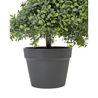 Beliani Plante artificielle en Matière synthétique BUXUS SPIRAL TREE  