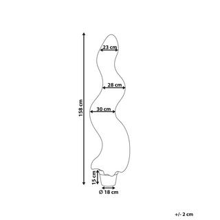 Beliani Plante artificielle en Matière synthétique BUXUS SPIRAL TREE  