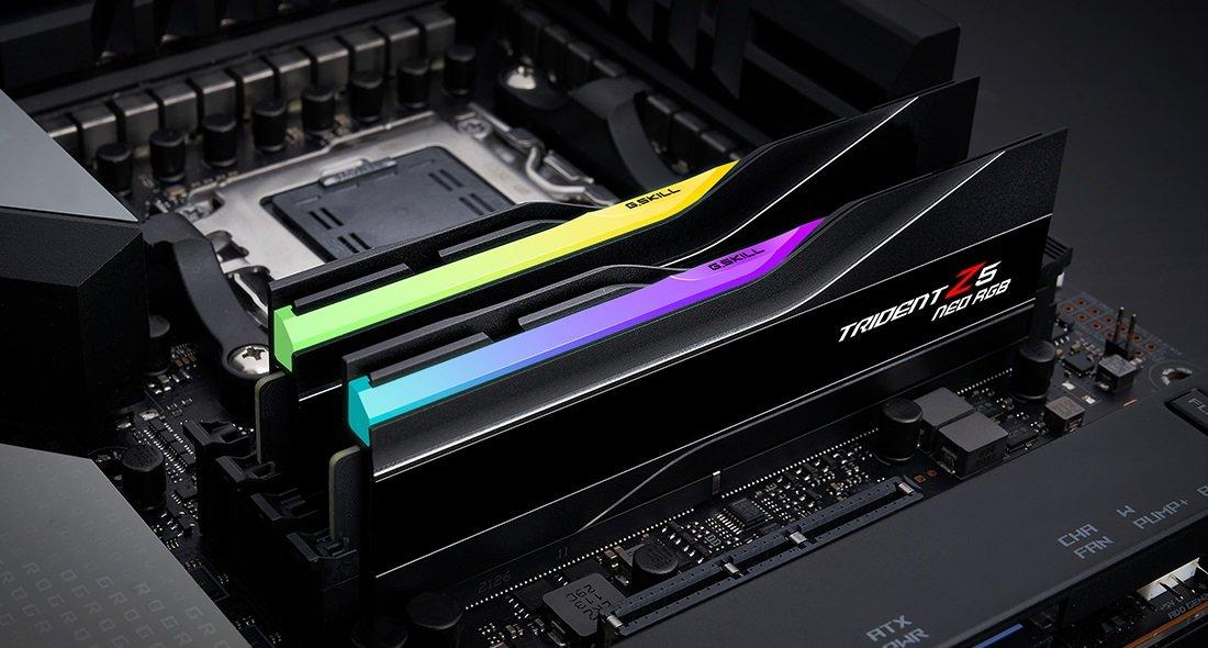 G.Skill  Trident Z5 Neo RGB F5-6000J3038F16GX2-TZ5NR Speichermodul 32 GB 2 x 16 GB DDR5 6000 MHz 