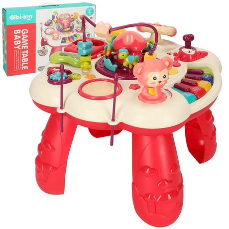 Northio  Table interactive éducative pour enfants avec son rouge 
