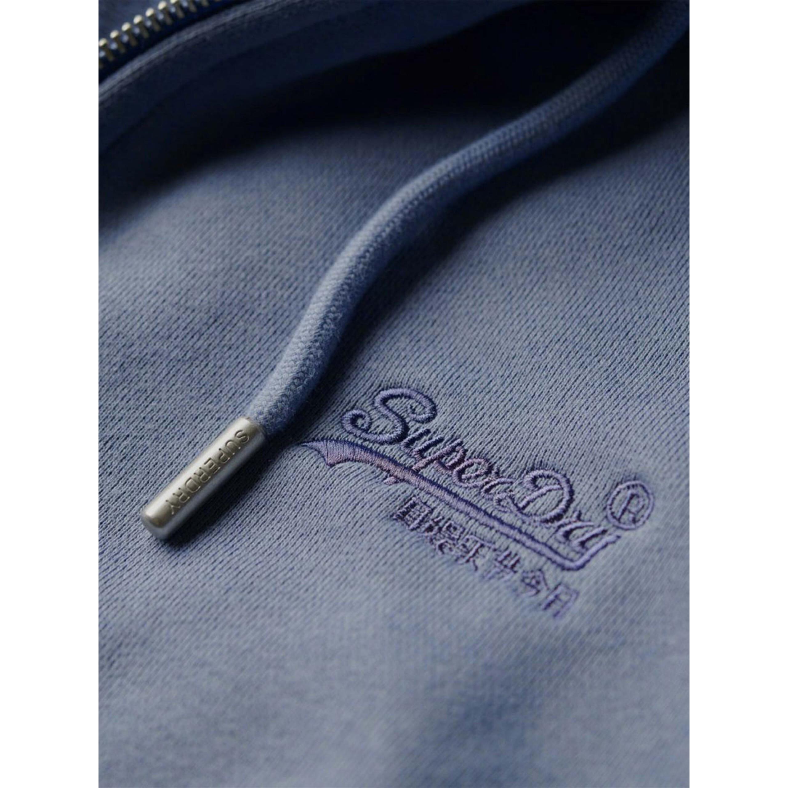 Superdry  sweatshirt à capuche zippé essential logo 