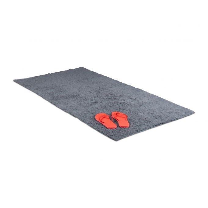 B2X Tapis de salle de bain différentes tailles gris  