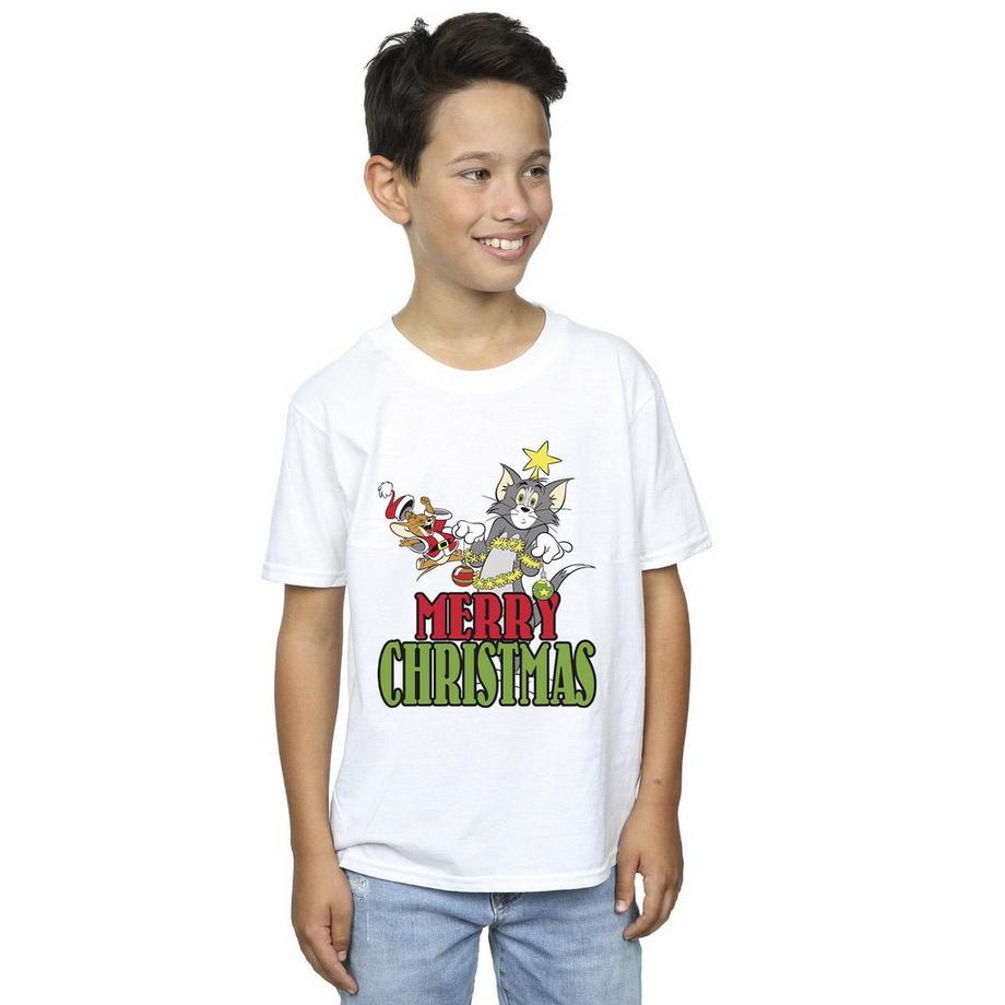 Warner Bros  Merry Christmas Baubles Maglietta 