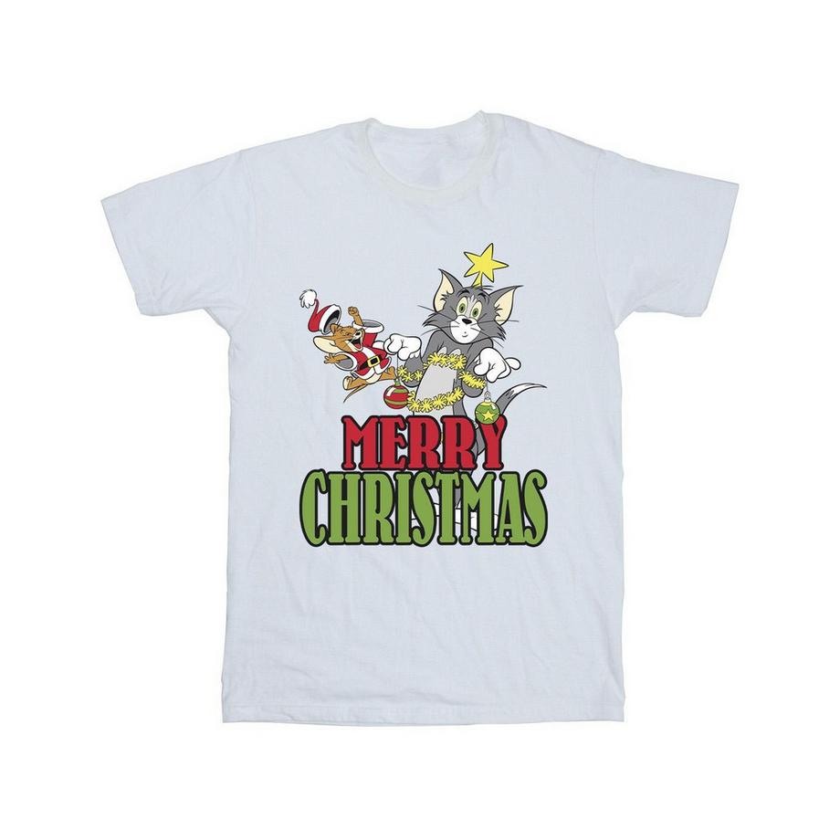Merry Christmas Baubles Maglietta