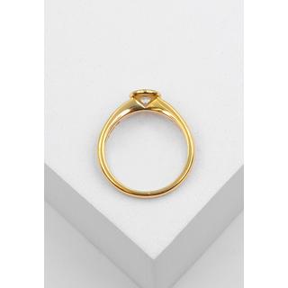 MUAU Schmuck  Solitaire Ring Diamant 0.40ct. Gelbgold 750 