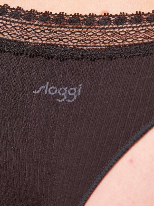 sloggi Go Ribbed Brazil Slips 2er-Pack  