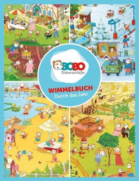 Bobo Siebenschläfer Wimmelbuch - Durch das Jahr mit Bobo Siebenschläfer Animation JEP- Copertina rigida 