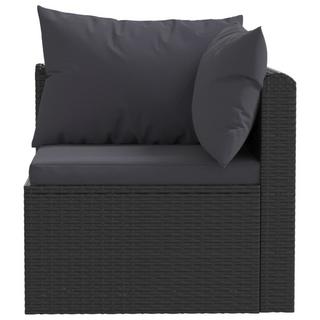 VidaXL Gartensofa poly-rattan  