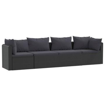 Gartensofa poly-rattan