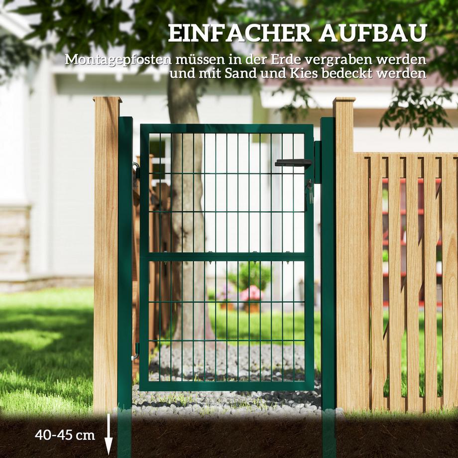 Outsunny  Portail de jardin 