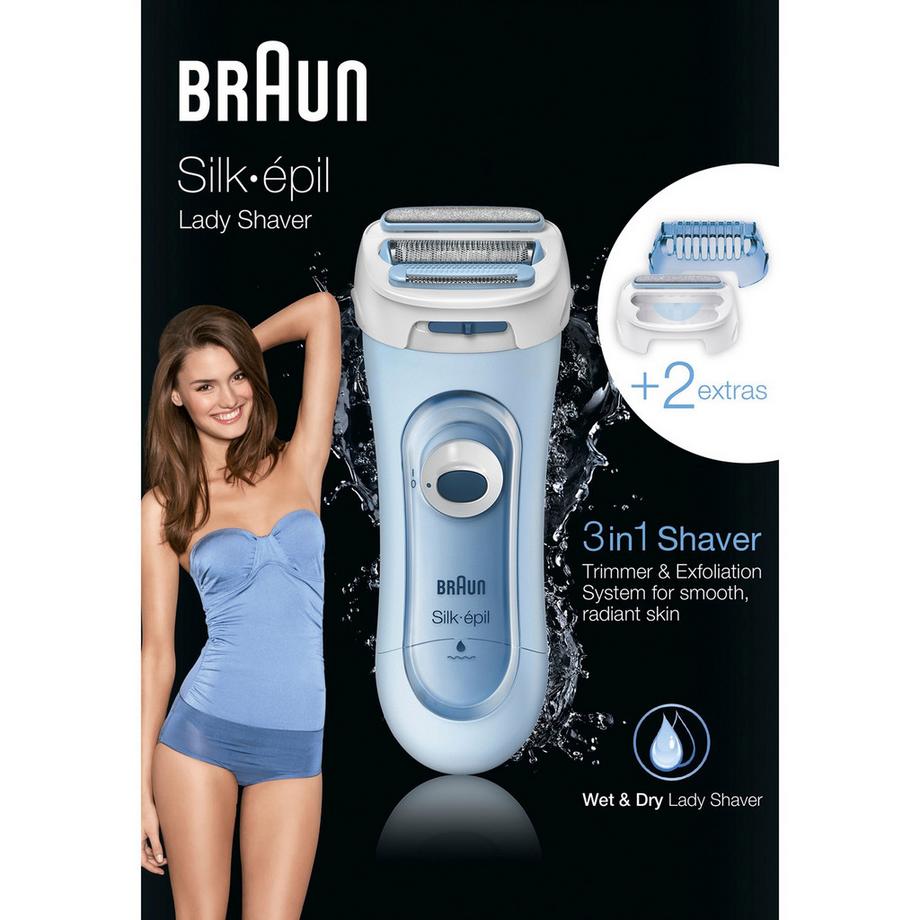 BRAUN Rasoir féminin LS5160WD Bleu  