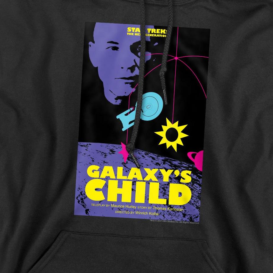 Star Trek The Next Generation Season 4 Episode 16 Felpa con cappuccio  