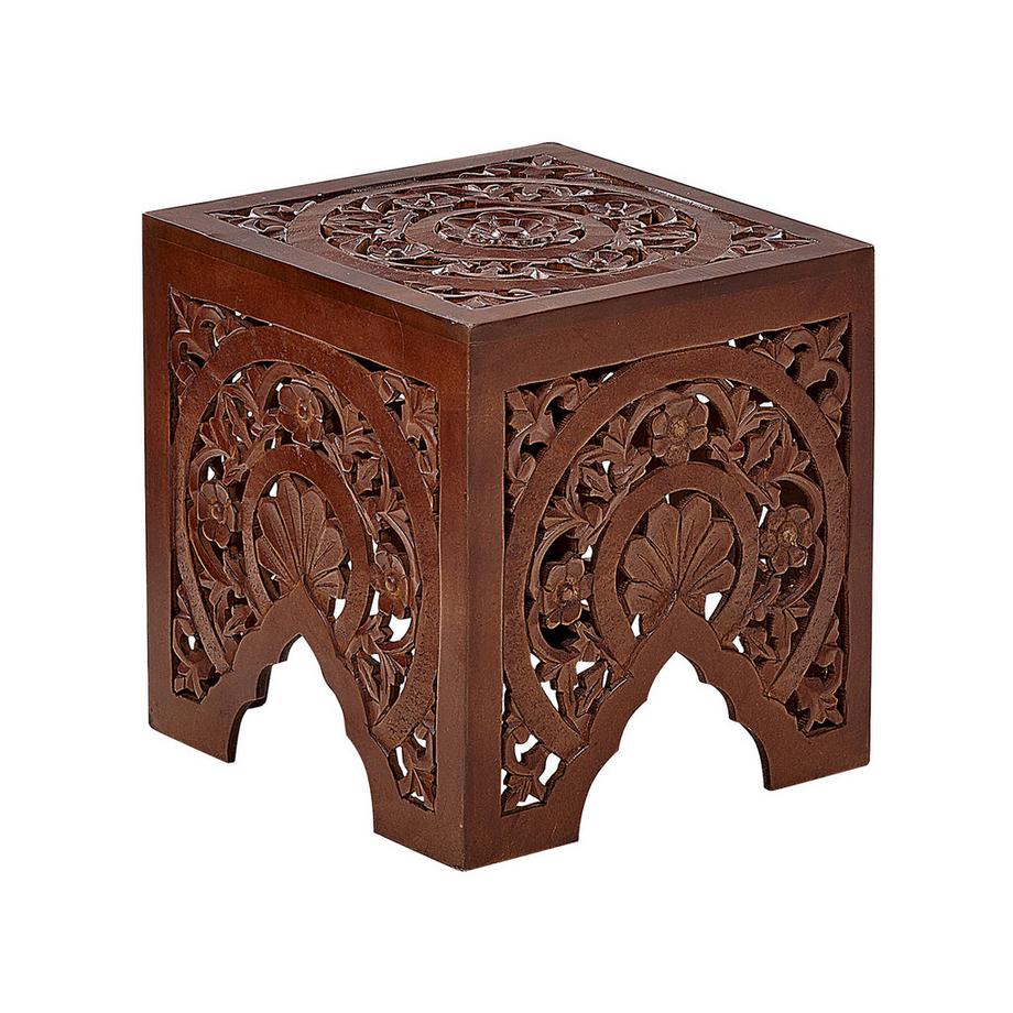 Beliani Lot de 2 tables d'appoint en MDF Traditionnel SHUKUR  