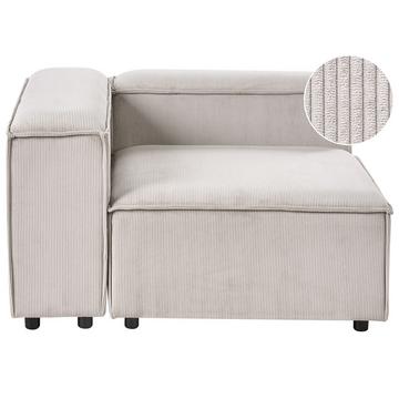 Module d'angle à droite en Velours côtelé Moderne ARDAL