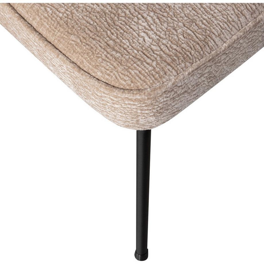 mutoni Esszimmerstuhl Vogue 3D-Chenille sand  