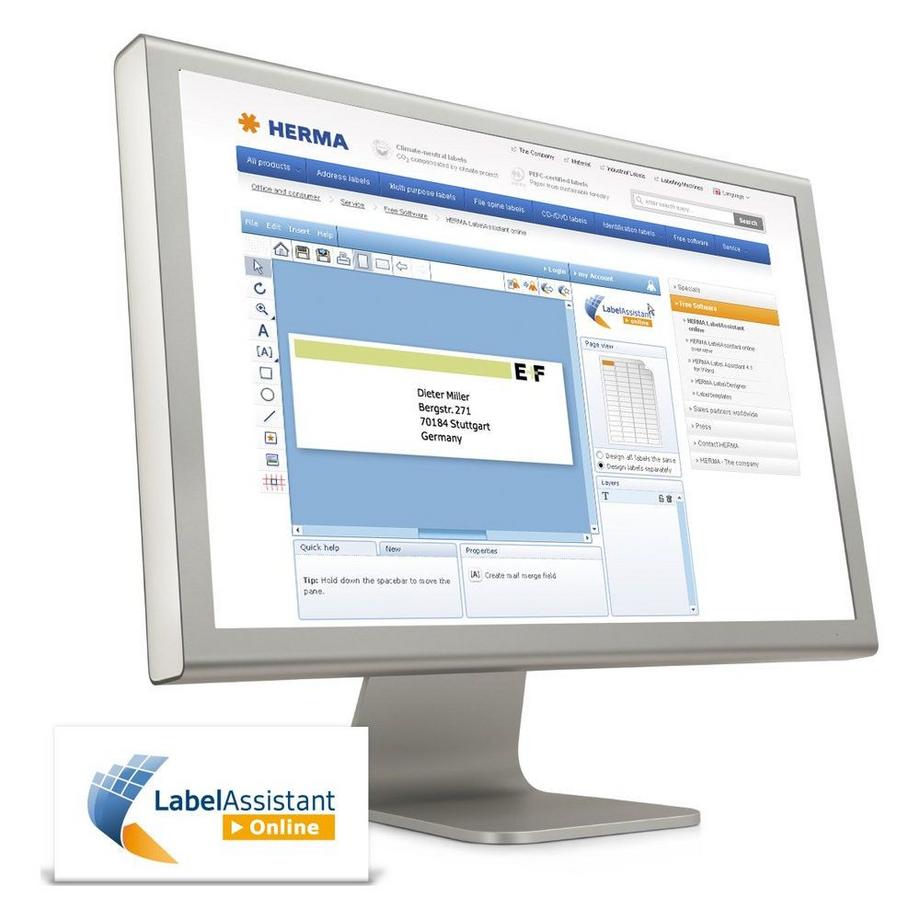 HERMA Wetterfeste Folienetiketten A4, 105 x 148 mm, extrem stark haftend  