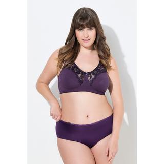 Ulla Popken Slip Midi Confezione da 5 con Bordo in Pizzo  