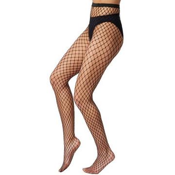 Collants en résille à mailles de taille moyenne