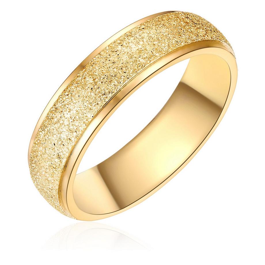 Ring Edelstahl gelbgold