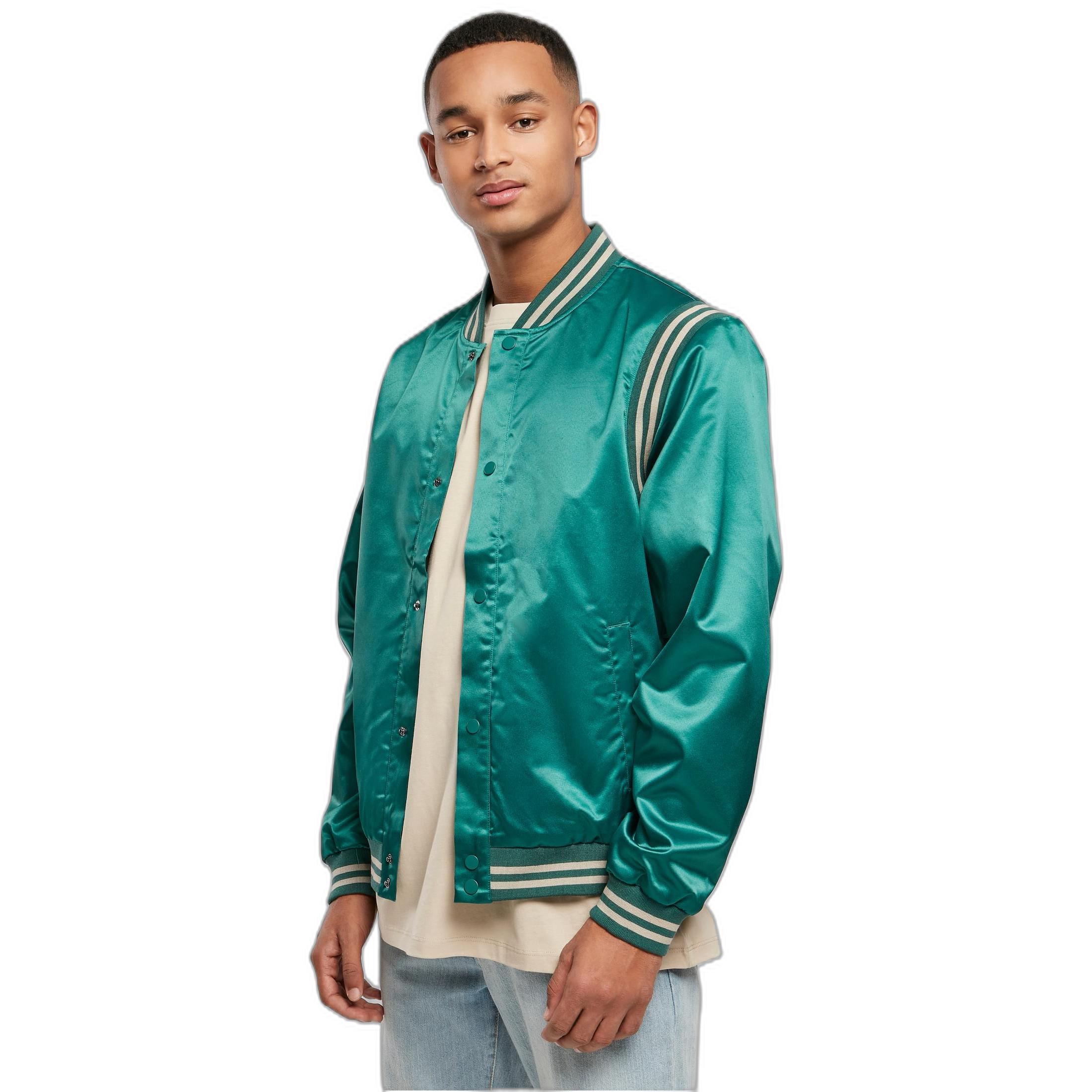 URBAN CLASSICS Satin College Jacke  