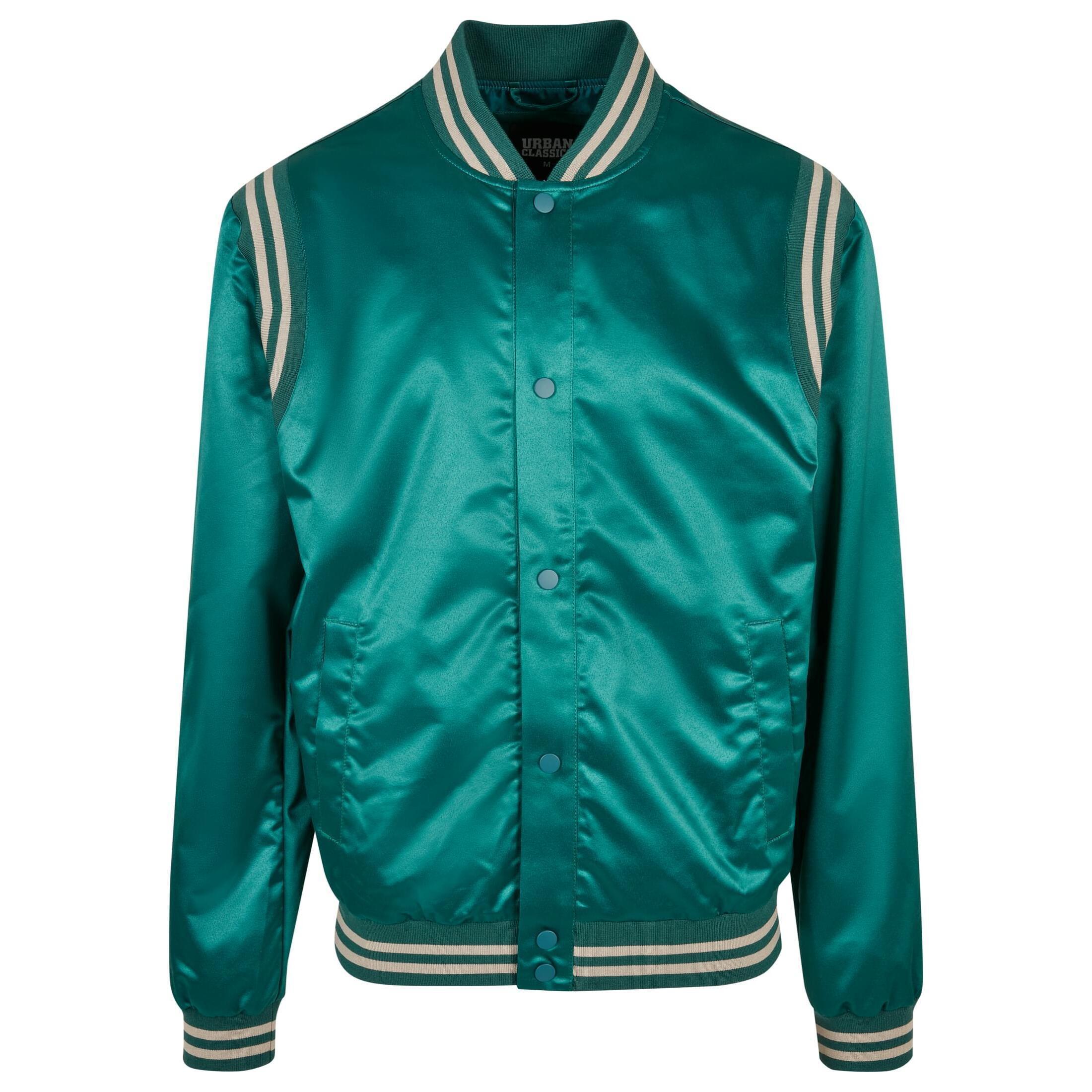URBAN CLASSICS Satin College Jacke  