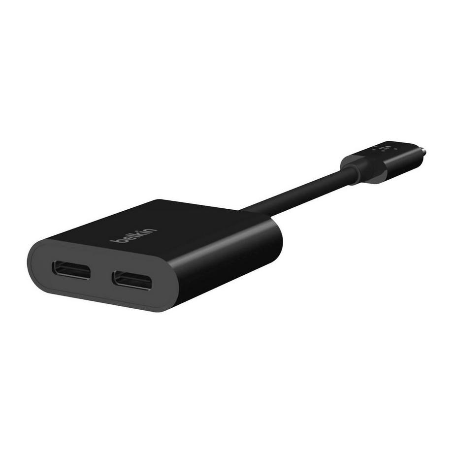 belkin  Belkin 2-in-1 USB-C Audio- / Ladeadapter 