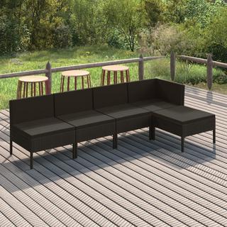 VidaXL Garten-sofagarnitur poly-rattan  