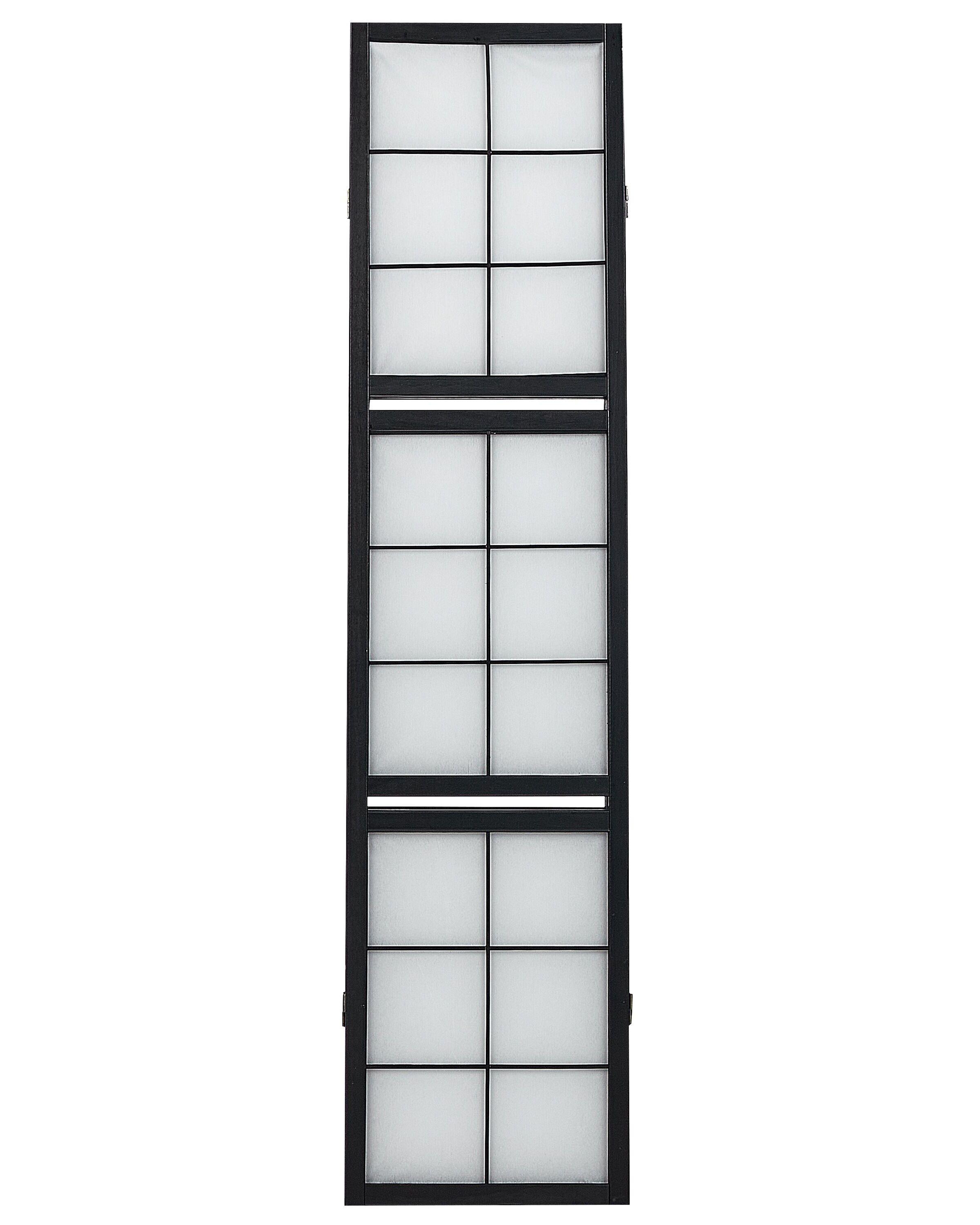 Beliani Séparateur de pièce à 4 panneaux en Bois de pin Rétro GOMAGOI  