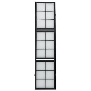 Beliani Séparateur de pièce à 4 panneaux en Bois de pin Rétro GOMAGOI  